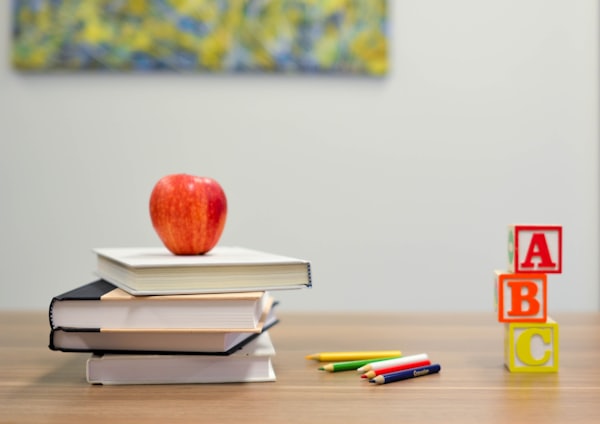 Books and learning materials ready for class